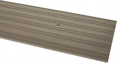 Pemko - 48" Long x 6" Wide x 1/2" High, Saddle Threshold - Gray PemKote Skid Resistant Surface - Exact Tool & Supply