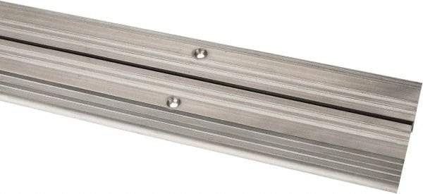 Pemko - 36" Long x 4-1/8" Wide x 1/2" High, Saddle Threshold - Mill Finish Aluminum - Exact Tool & Supply