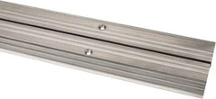 Pemko - 36" Long x 4-1/8" Wide x 1/2" High, Saddle Threshold - Mill Finish Aluminum - Exact Tool & Supply