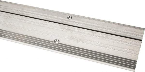 Pemko - 36" Long x 5-1/8" Wide x 1/2" High, Saddle Threshold - Mill Finish Aluminum - Exact Tool & Supply