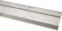 Pemko - 36" Long x 5-1/8" Wide x 1/2" High, Saddle Threshold - Mill Finish Aluminum - Exact Tool & Supply