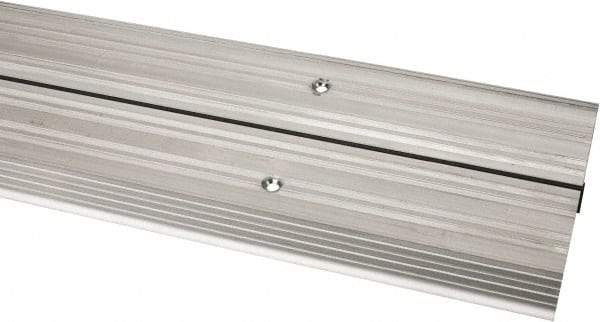 Pemko - 48" Long x 6-1/8" Wide x 1/2" High, Saddle Threshold - Mill Finish Aluminum - Exact Tool & Supply