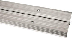 Pemko - 48" Long x 6-1/8" Wide x 1/2" High, Saddle Threshold - Mill Finish Aluminum - Exact Tool & Supply