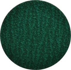 Standard Abrasives - 3" Disc Diam, 60 Grit, Zirconia Alumina Quick Change Disc - Type R Attaching System, Coated, Green, Medium Grade, 18,000 RPM - Exact Tool & Supply