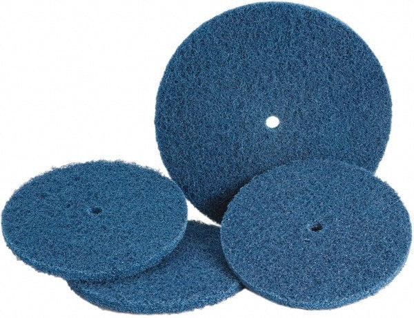 Standard Abrasives - 12 Inch Diameter x 1-1/4 Inch Hole Plain Buff and Blend Deburring Disc - Exact Tool & Supply