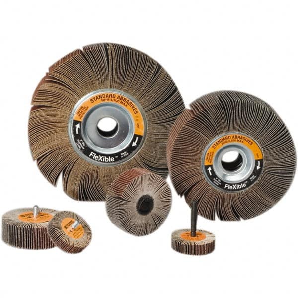 Standard Abrasives - Mounted Flap Wheel - - Exact Tool & Supply