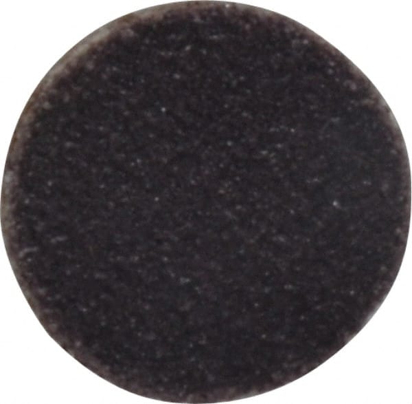 Made in USA - 1/2" Diam, 120 Grit Aluminum Oxide Adhesive PSA Disc - Exact Tool & Supply