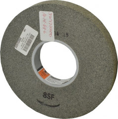 Standard Abrasives - 8" Diam, 3" Center Hole, Fine Grade, Silicon Carbide Deburring Wheel - Exact Tool & Supply
