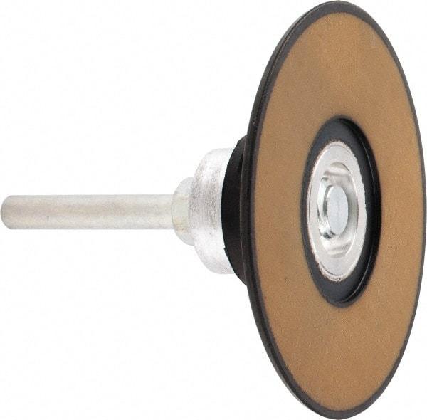 Standard Abrasives - 3" Diam Quick-Change Disc Backing Pad - 1/4" Shank Diam, Firm Density, 20,000 RPM, SocAtt Compatible - Exact Tool & Supply