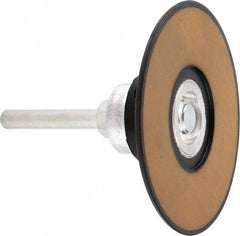 Standard Abrasives - 3" Diam Quick-Change Disc Backing Pad - 1/4" Shank Diam, Firm Density, 20,000 RPM, SocAtt Compatible - Exact Tool & Supply