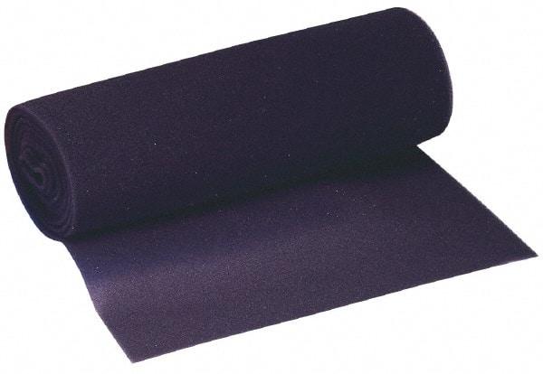 PrecisionAire - 25' Long x 24" Wide x 1/2" Thick Polyurethane Foam Media Air Filter Media Roll - MERV 5, 60 to 80% Arrestance Efficiency, 20 to 30% Particle Capture Efficiency, Use with Any Unit - Exact Tool & Supply