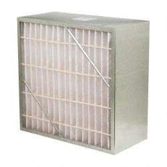 Value Collection - 24" Noml Height x 24" Noml Width x 12" Noml Depth, 65% Capture Efficiency, Rigid Box Air Filter - MERV 11, Synthetic Polypropylene, Integrated Corrosion-Resistant Steel Frame, 2,000 CFM - Exact Tool & Supply