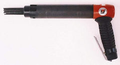 Universal Tool - 3,400 BPM, 1" Bore Diam, Pneumatic Pistol Grip Needle Scaler - 1/8" Needle Diam, 7" Needle Length, 12 CFM, 90 psi, 1/4 NPT Inlet - Exact Tool & Supply
