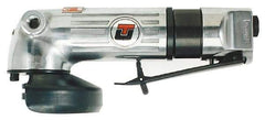 Universal Tool - 4" Wheel Diam, 12,000 RPM, Pneumatic Angle & Disc Grinder - 3/8-24 Spindle, 28 CFM - Exact Tool & Supply