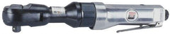 Universal Tool - 3/8" Drive, 160 RPM, 10 to 50 Ft/Lb Torque Ratchet Wrench - Inline Handle, 4 CFM, 90 psi, 1/4" NPT Inlet - Exact Tool & Supply