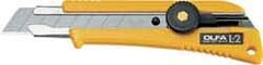 Olfa - Snap Utility Knife - Yellow Plastic Handle - Exact Tool & Supply