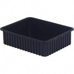 LEWISBins+ - 17-3/8" Wide x 6" High, Black Bin Divider Box - Use with DV1760 Short, DV2260 Long - Exact Tool & Supply
