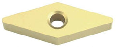Sumitomo - VNMX331 Grade DA2200 Polycrystalline Diamond (PCD) Turning Insert - 35° Diamond, 3/8" Inscr Circle, 3/16" Thick, 1/64" Corner Radius - Exact Tool & Supply