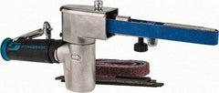 Dynabrade - 1/4 to 3/4 x 18 Inch, 20,000 RPM Air Belt Sander - 0.5 Hp, 1/4 NPT Inlet, 28 CFM Air Consumption, 4,550 FPM Speed - Exact Tool & Supply