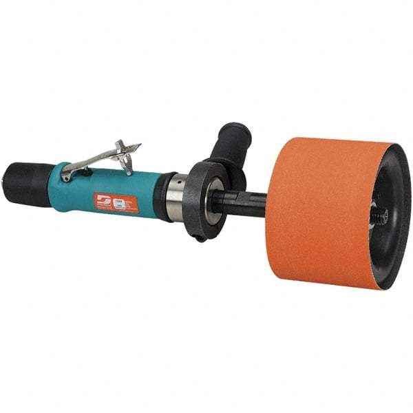 Dynabrade - 0.7 hp, 3,400 RPM Finishing Sander - 34.5 CFM Air Consumption, 6.21 bar Air Pressure, 1/4 NPT Inlet - Exact Tool & Supply