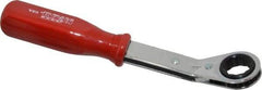 Lang - 3/4" 12 Point Reversible Ratcheting Offset Box Wrench - Single End, 8-3/4" OAL, Steel - Exact Tool & Supply