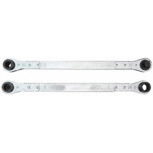 Lang - 2 Pc, Inch/Metric Serpentine Belt Wrench Set - Exact Tool & Supply