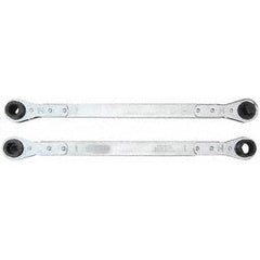 Lang - 2 Pc, Inch/Metric Serpentine Belt Wrench Set - Exact Tool & Supply