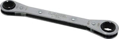 Lang - 1/2" x 9/16" 12 Point Ratcheting Box Wrench - Double End, 6-7/8" OAL, Steel - Exact Tool & Supply