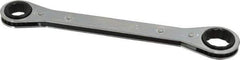 Lang - 11/16" x 7/8" 12 Point Ratcheting Box Wrench - Double End, 9-1/4" OAL, Steel - Exact Tool & Supply