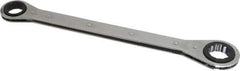 Lang - 1" x 1-1/16" 12 Point Ratcheting Box Wrench - Double End, 15" OAL, Steel - Exact Tool & Supply