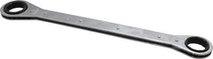 Lang - 1-1/8" x 1-3/16" 12 Point Ratcheting Box Wrench - Double End, 15" OAL, Steel - Exact Tool & Supply