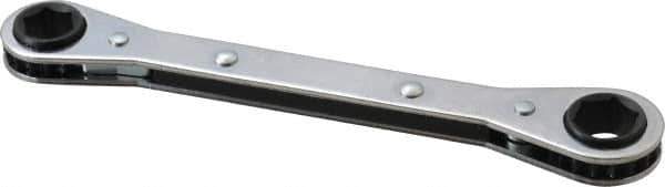 Lang - 12mm x 14mm 6 Point Ratcheting Box Wrench - Double End, 6-7/8" OAL, Steel - Exact Tool & Supply