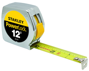 STANLEY® PowerLock® Metal Case Tape Measure 3/4" x 12' - Exact Tool & Supply