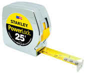 STANLEY® PowerLock® Classic Tape Measure 1" x 25' - Exact Tool & Supply