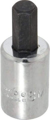 Proto - 3/8" Drive, 8mm Hex Bit Socket - 1-49/64" OAL, 3/4" Bit Length - Exact Tool & Supply