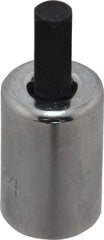 Proto - 3/8" Drive, 1/4" Hex Bit Socket - 1-13/16" OAL, 3/4" Bit Length - Exact Tool & Supply