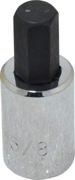 Proto - 3/8" Drive, 3/8" Hex Bit Socket - 1-13/16" OAL, 3/4" Bit Length - Exact Tool & Supply