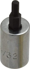 Proto - 3/8" Drive, 5/32" Hex Bit Socket - 1-13/16" OAL, 3/4" Bit Length - Exact Tool & Supply