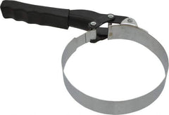 Plews - 4-3/4 to 5-1/8" Diam, Standard Handle Truck Tractor Oil Filter Wrench - Steel, For Use with Filters from 4-3/4 to 5-1/8" - Exact Tool & Supply