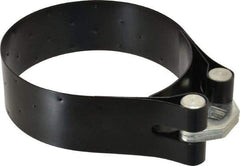 Plews - 5-5/32 to 5-21/32" Diam, Heavy Duty Truck Oil Filter Wrench - Steel, For Use with Filters from 5-5/32" to 5-21/32" - Exact Tool & Supply