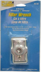 Plews - 2-13/16 to 3-5/32" Diam, Bi-Directional Oil Filter Wrench - Steel, For Use with Filters from 2-13/16 to 3-5/32" - Exact Tool & Supply