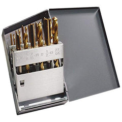 GT/VTD 18 Piece 303 Hand Tap/Jobber Drill Set-TiN - Exact Tool & Supply