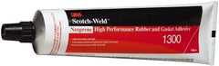 3M - 5 oz Tube Yellow Butyl Rubber Gasket Sealant - 300°F Max Operating Temp, 4 min Tack Free Dry Time, Series 1300 - Exact Tool & Supply