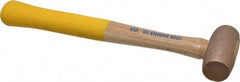 Cook Hammer - 1 Lb Head Nonsparking Mallet - 12" OAL, Wood Handle - Exact Tool & Supply