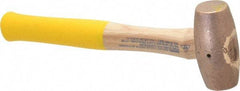 Cook Hammer - 2 Lb Head Nonsparking Mallet - 13" OAL, Wood Handle - Exact Tool & Supply