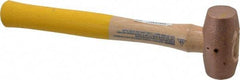 Cook Hammer - 1-1/2 Lb Head Nonsparking Mallet - 13" OAL, Wood Handle - Exact Tool & Supply
