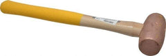 Cook Hammer - 4 Lb Head Nonsparking Mallet - 16" OAL, Wood Handle - Exact Tool & Supply