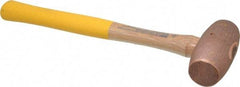 Cook Hammer - 5 Lb Head Nonsparking Mallet - 16" OAL, Wood Handle - Exact Tool & Supply
