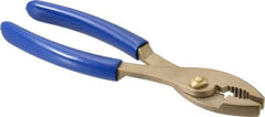 Ampco - 8" OAL, Combination Slip Joint Pliers - Standard Jaw, Standard Head, Nonsparking - Exact Tool & Supply