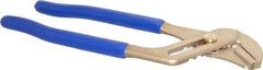 Ampco - 12" OAL, Groove Joint Tongue & Groove Pliers - Standard Straight Jaws, Standard Head - Exact Tool & Supply